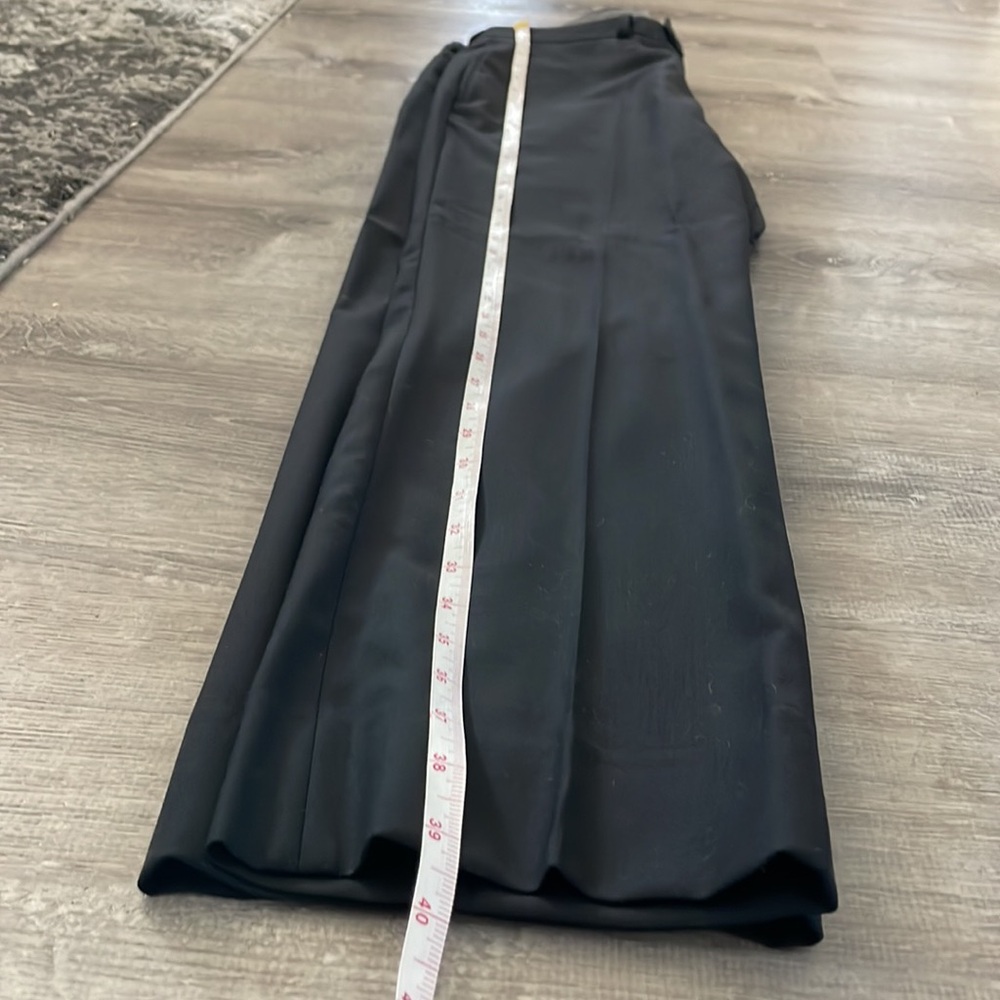 Calvin Klein | Slim-fit Stretch 2 Piece Black Suit SZ 42R W32/32 - Picture 13 of 15